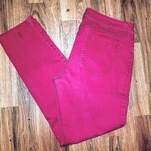 INC denim, sz 12, skinny leg, curvy fit